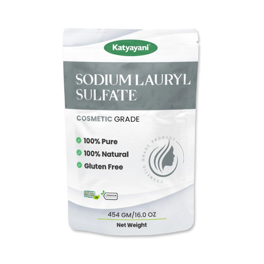GGV Sodium Lauryl Sulfate-Cosmetic Grade 454 gm | Cleansing and Foaming Agent Green Garden Vibes Grades