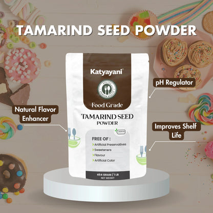 GGV v Tamarind Seed Powder 454 gm (1 lb)-Food Grade Green Garden Vibes Grades