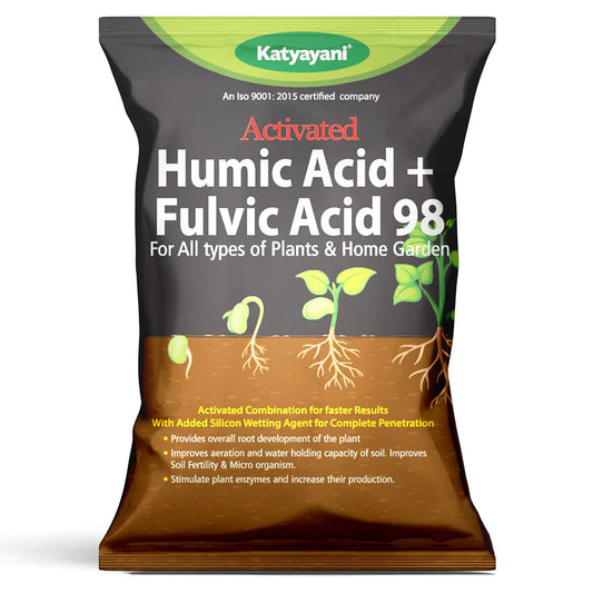 GGV Activated Humic Acid + Fulvic Acid 98% | Organic Soil Conditioner & Plant Growth Enhancer GGV canada