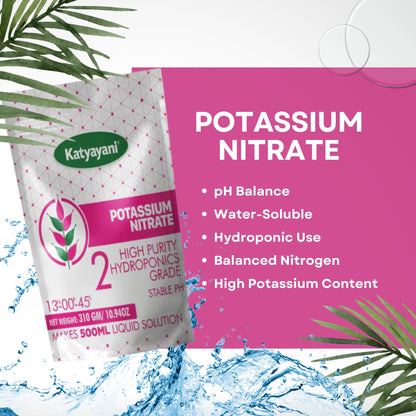 GGV Potassium Nitrate Powder 310 gm | Premium-Grade for Plants & Agriculture Green Garden Vibes Hydroponics