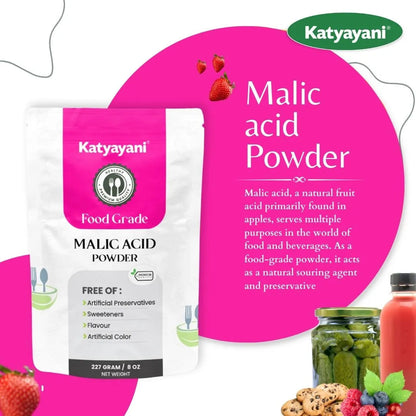 GGV Malic Acid - Natural Food Grade Powder Green Garden Vibes Grades