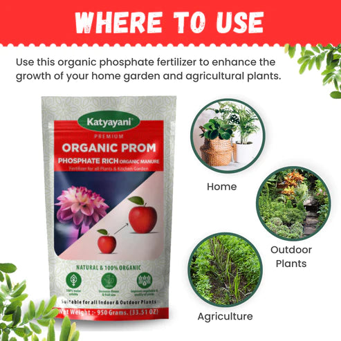 GGV Prom Organic Fertilizer | Phosphate Rich Organic Manure Green Garden Vibes Canada