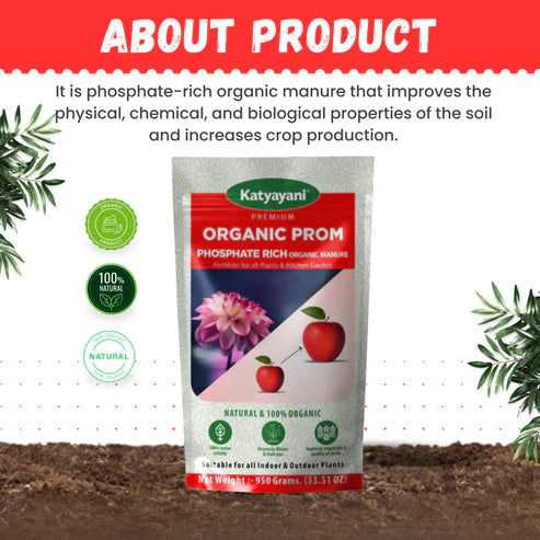 GGV Prom Organic Fertilizer | Phosphate Rich Organic Manure Green Garden Vibes Canada