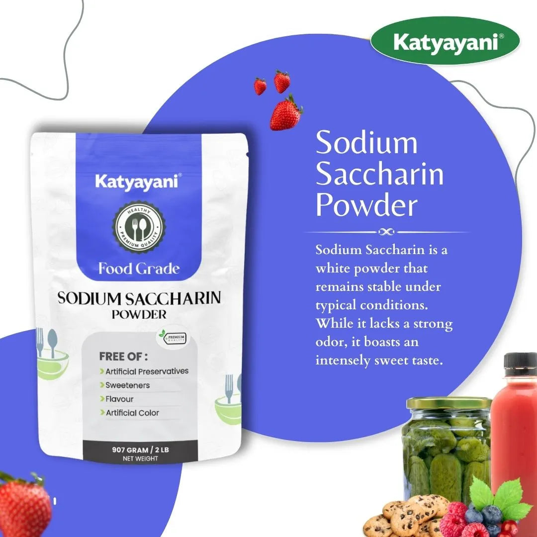 GGV Sodium Saccharin -907 gm-Food Grade Green Garden Vibes Grades