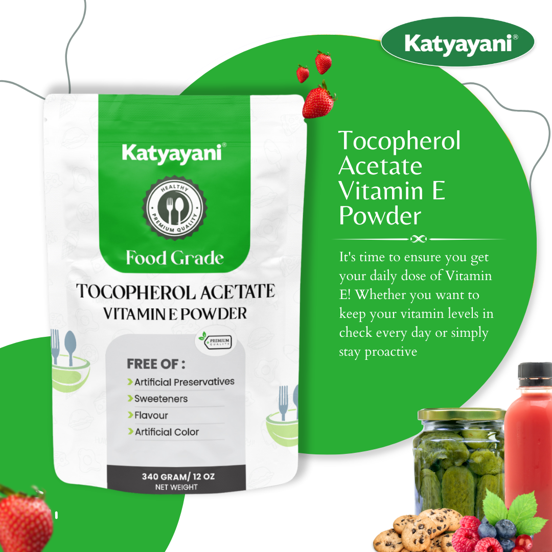 GGV Tocopherol Acetate Vitamin E Alpha 340gm (12oz)-Food Grade Green Garden Vibes Grades