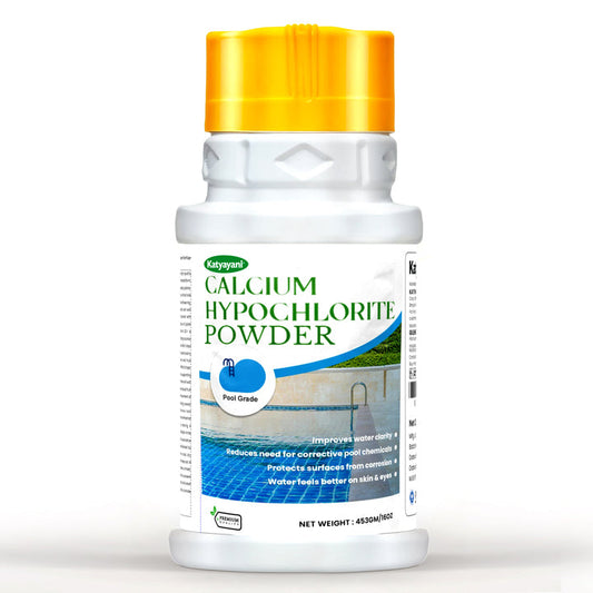 GGV Calcium Hypochlorite Powder 453gm (16oz)-Pool Grade Green Garden Vibes Grades