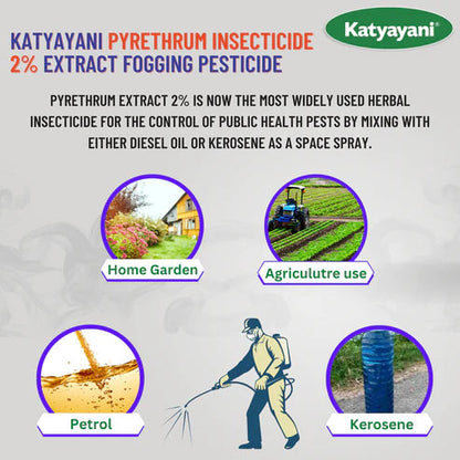 GGV Pyrethrum Organic Insecticide (Natural Pest Control for Plants) Green Garden Vibes