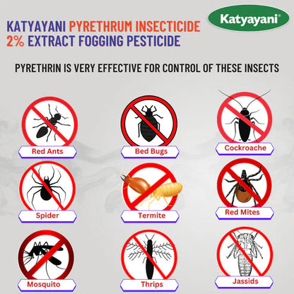 GGV Pyrethrum Organic Insecticide (Natural Pest Control for Plants) Green Garden Vibes