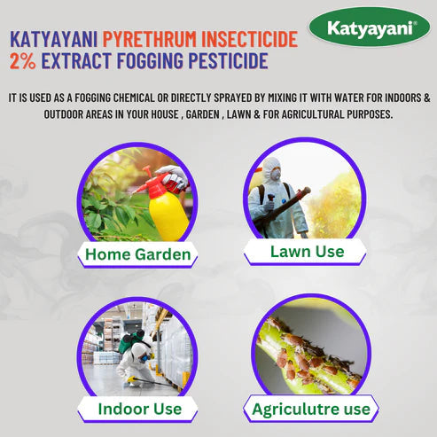 GGV Pyrethrum Organic Insecticide (Natural Pest Control for Plants) Green Garden Vibes
