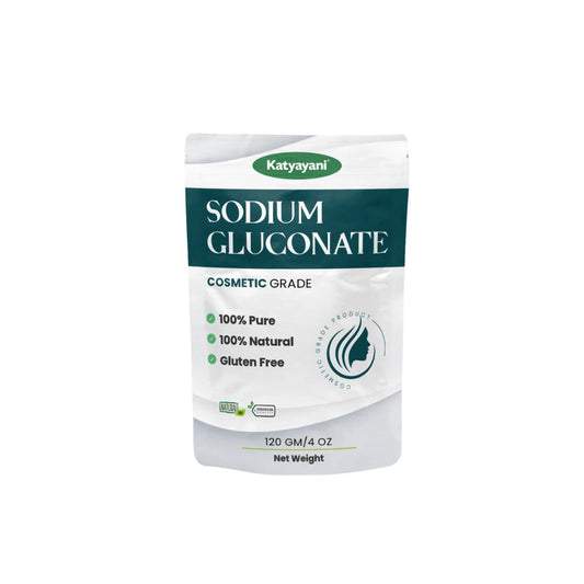GGV Sodium Gluconate Powder 120 gm (4 oz)-Cosmetic Grade Green Garden Vibes Grades