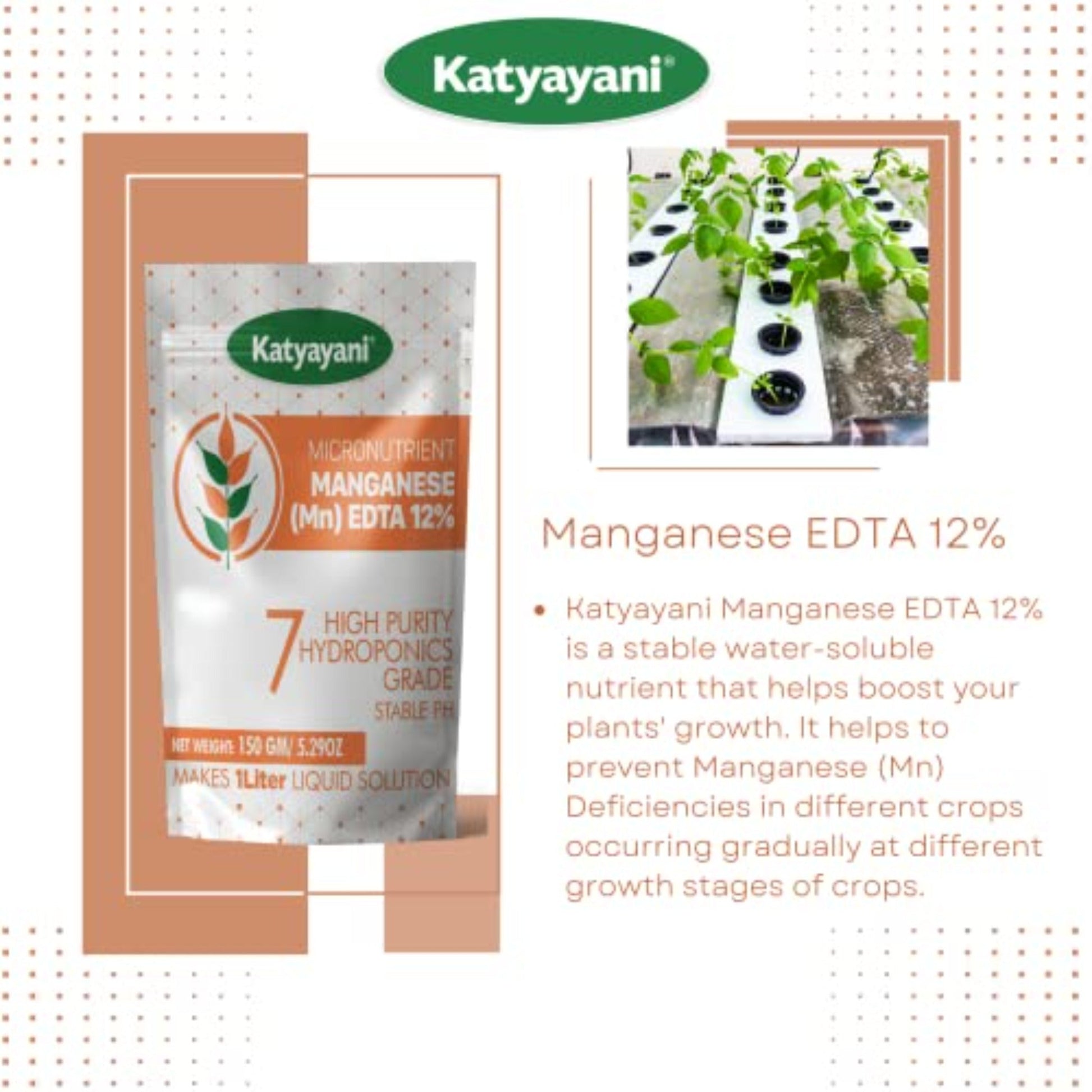 GGV Manganese EDTA 12% Green Garden Vibes Hydroponics