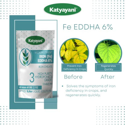 GGV Iron EDDHA: Micronutrient Green Garden Vibes Hydroponics
