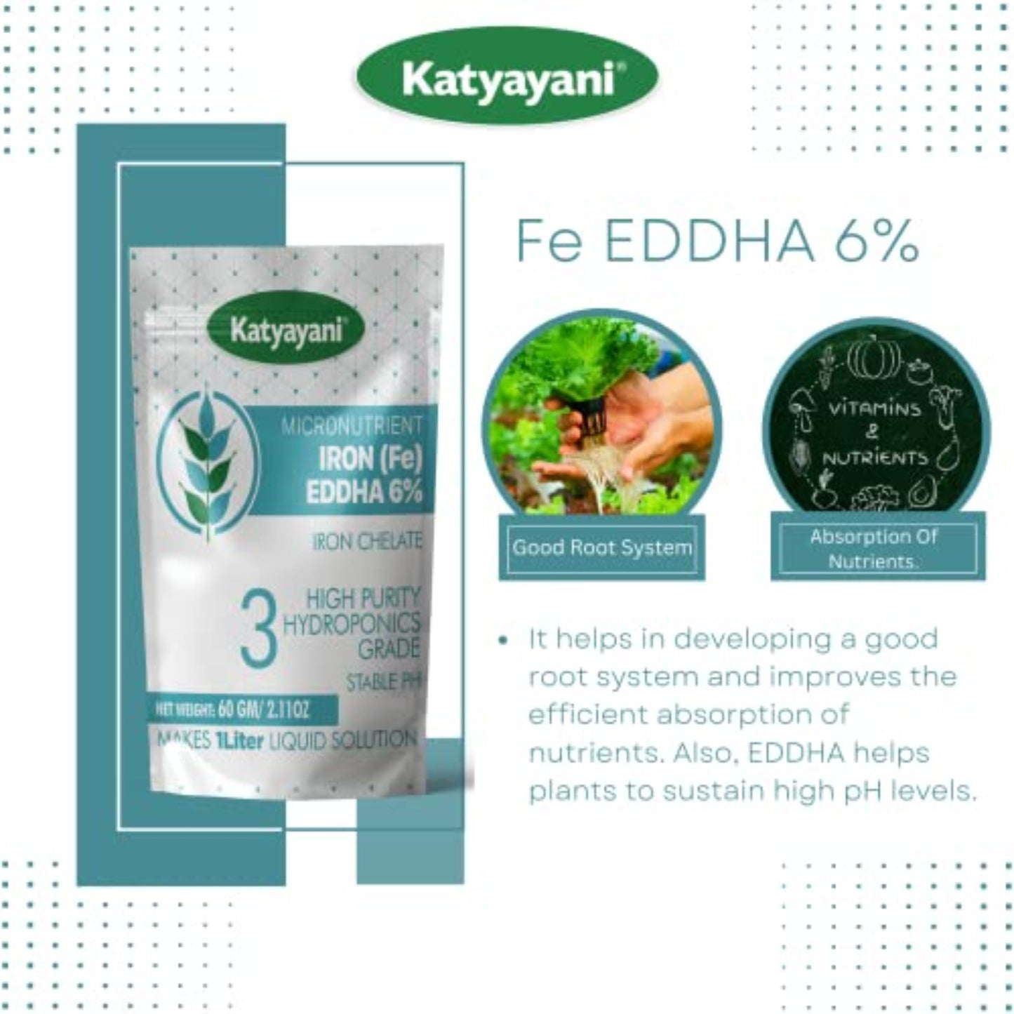 GGV Iron EDDHA: Micronutrient Green Garden Vibes Hydroponics