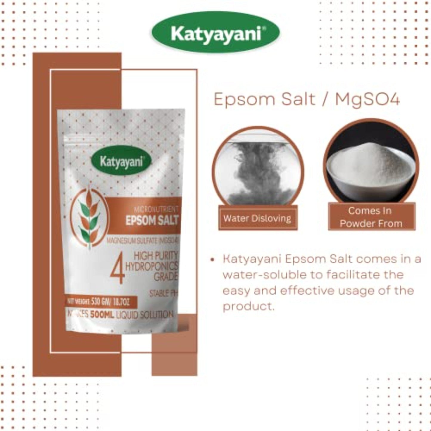 GGV Magnesium Sulfate / Epsom salt Green Garden Vibes Hydroponics
