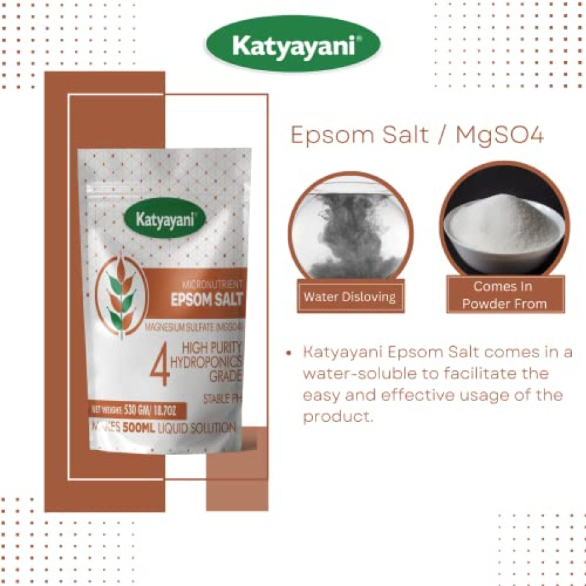 GGV Magnesium Sulfate / Epsom salt Green Garden Vibes Hydroponics