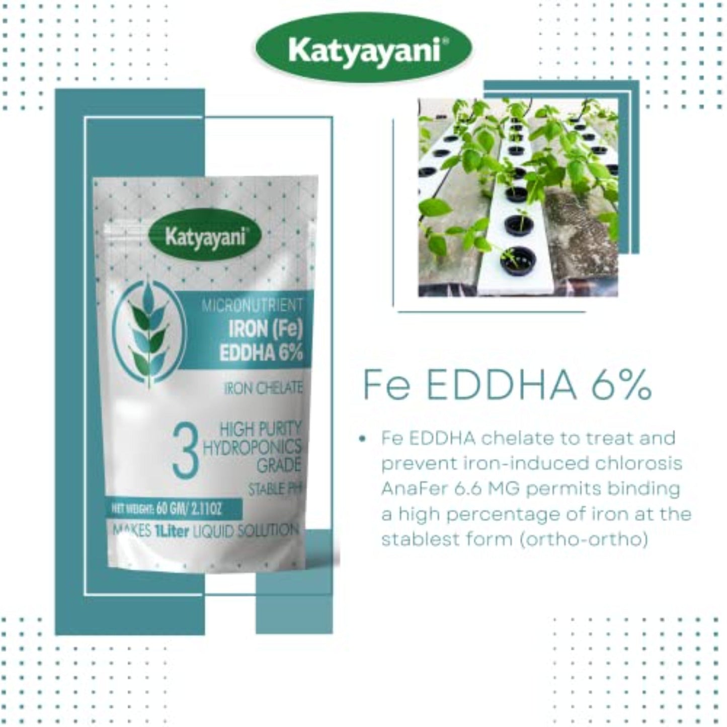 GGV Iron EDDHA: Micronutrient Green Garden Vibes Hydroponics