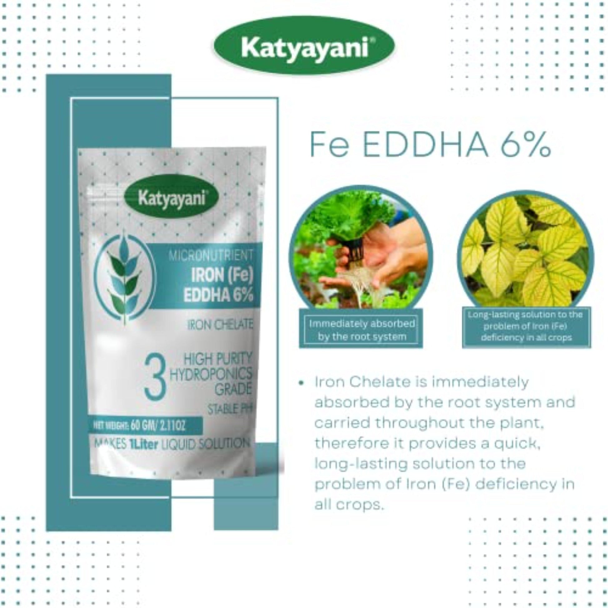 GGV Iron EDDHA: Micronutrient Green Garden Vibes Hydroponics