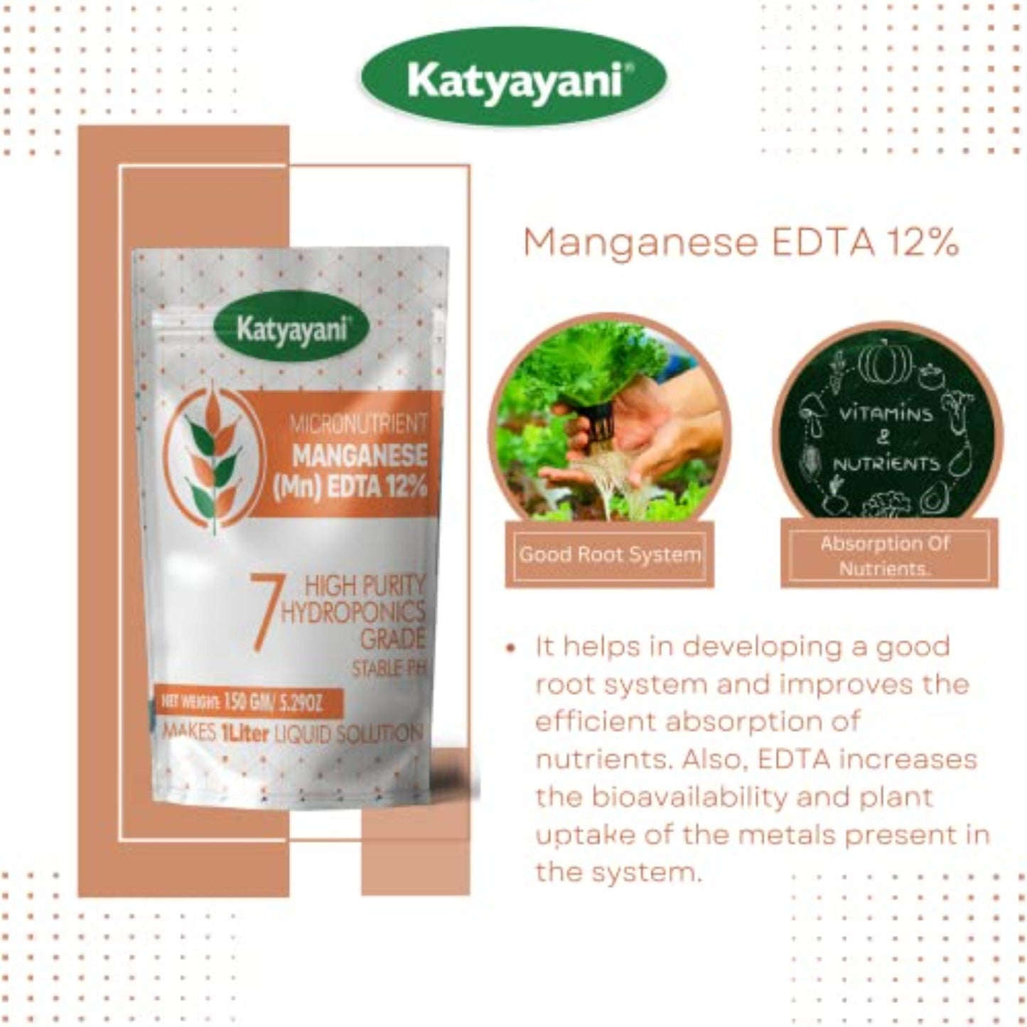 GGV Manganese EDTA 12% Green Garden Vibes Hydroponics