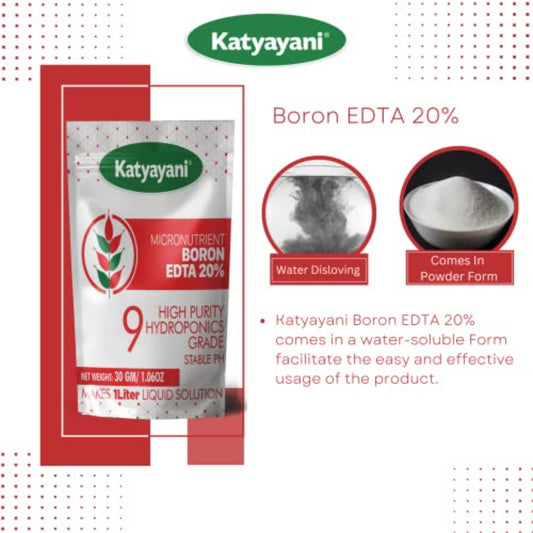 GGV Micronutrient Boron EDTA 20% – Liquid Fertilizer for Hydroponic & Soil-Based Plant Growth Green Garden Vibes Hydroponics