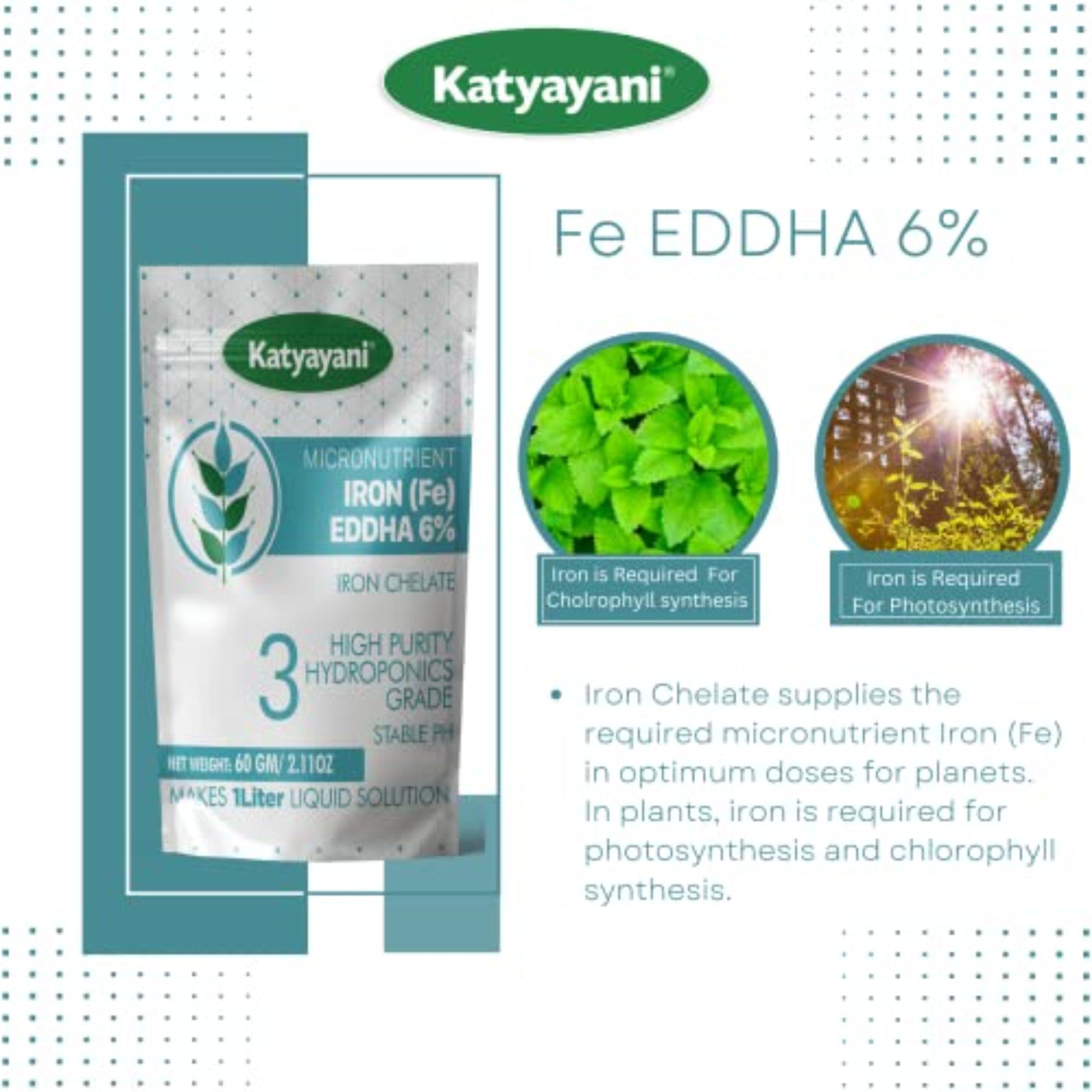 GGV Iron EDDHA: Micronutrient Green Garden Vibes Hydroponics
